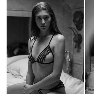 🆕 livy black burn soft triangle sheer mesh‎ bra